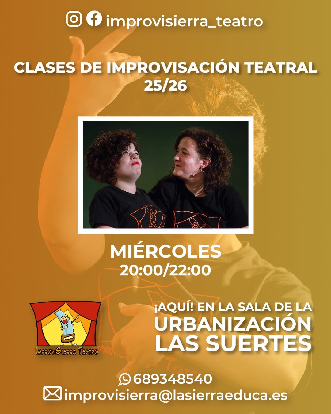 improvisierra@lasierraeduca.es miércoles de 8 a 10